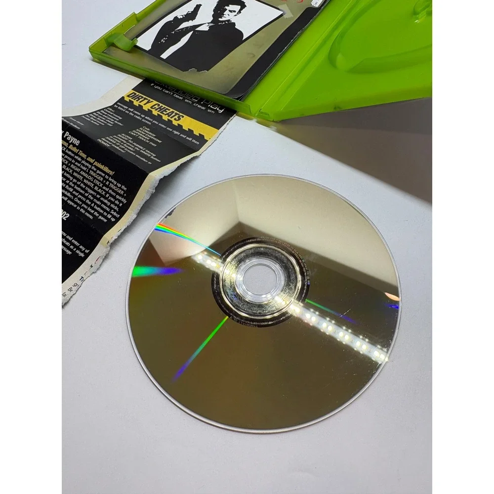 Max Payne Video Game Microsoft Xbox Remedy Rockstar Games